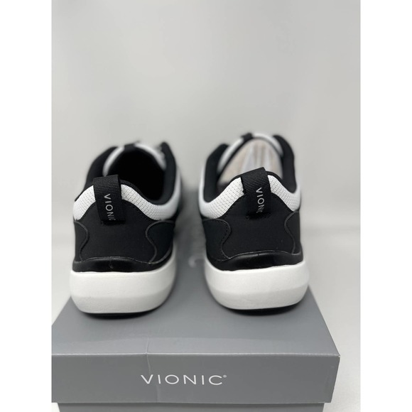 Vionic Olessa Black and White Orthotic Mesh Sneaker in Size 7 NEW - Picture 6 of 7